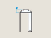 C4 Segmental arch with 1 dimension