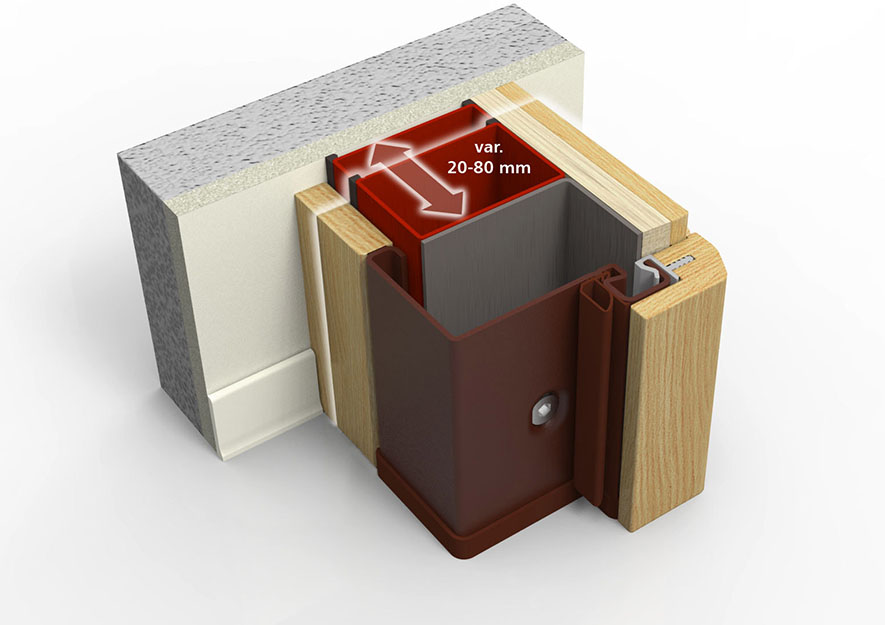 INSTALLING SYSTEMS Box-shaped steel frames for Opentech