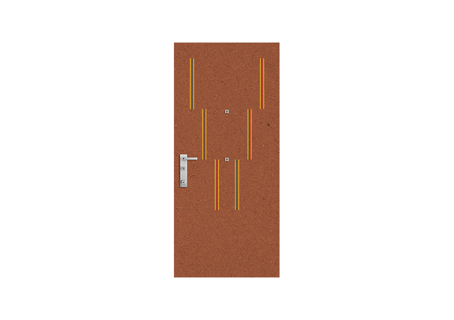 Finishing panels for security doors 0501