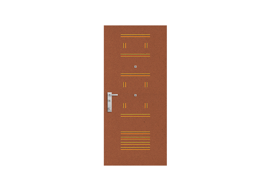 Finishing panels for security doors 1101